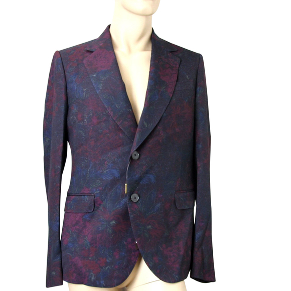 Gucci Men's Multi-Color Runway Sketch-Printed Flannel Dandy Jacket 296845 (G 50R - Picture 7 of 12